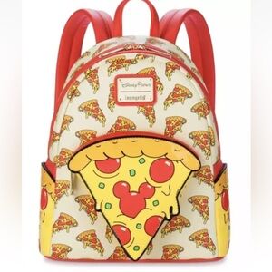 2024 Disney Parks Eats Collection Pizza Loungefly Backpack NWT